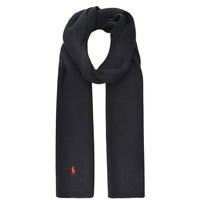 POLO RALPH LAUREN Ribbed Logo Scarf