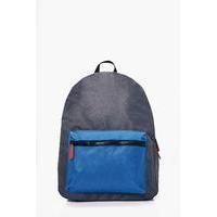 pocket backpack grey