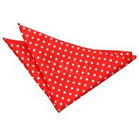Polka Dot Red Handkerchief / Pocket Square