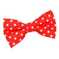 Polka Dot Red Bow Tie