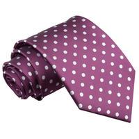 Polka Dot Purple Tie