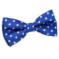 Polka Dot Royal Blue Bow Tie
