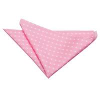 Polka Dot Pink Handkerchief / Pocket Square