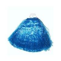 Pom Pom Blue Accessory For American Sports Fancy Dress