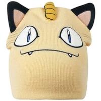 pokemon unisex meowth face amp ears cuffless beanie