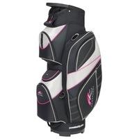 Powakaddy Golf 2014 Ladies Classic Cart Bag Black/Silver/Fuchsia