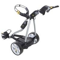 powakaddy fw7 lithium electric golf trolley titanium silver