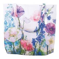 Poppies & Delphiniums Tote Bag