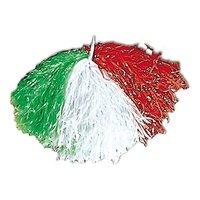Pom Pom Green White Red Accessory For American Sports Fancy Dress