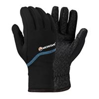 power stretch pro grippy glove black blue