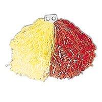 pom pom redyellow accessory for american sports fancy dress