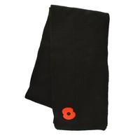 poppy scarf black