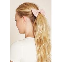 Polka Dot Print Bow Hair Tie