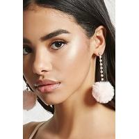pom pom duster earrings