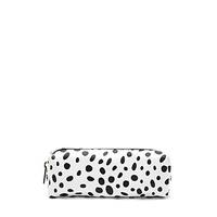 polka dot print makeup bag