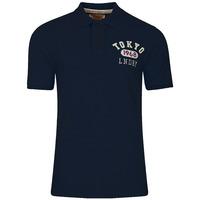 Point Lowe Polo Shirt in Dark Navy  Tokyo Laundry