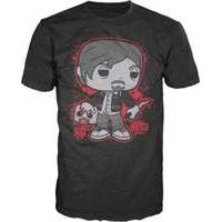 Pop! Tees: The Walking Dead Daryl Dixon - Black #08 (mens L) Short Sleeve T-shirt