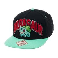 pokemon snap back baseball cap bulbasaur