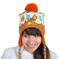 Pokemon Unisex Charizard Laplander Earflap Orange Beanie