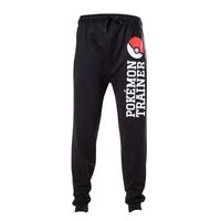 pokemon mens trainer x large lounge pants black