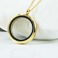 Popular and Fashion 316L Stainless Steel Pocket Pendant Necklace