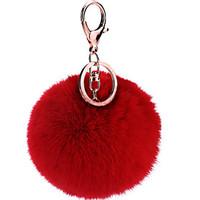 Pom Pom Fun Ball Keychain for Decoration Bags Gift