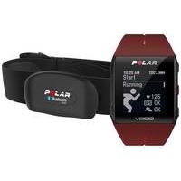 polar v800 gps sports watch with hrm red