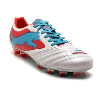 Powercat 1 FG Football Boots White/Ocean Blue/Orange