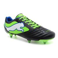 Powercat 3 SG Football Boots Black/Jasmine Green/Monaco Blue