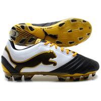 Powercat 1.12 FG Football Boots Black/White/Yellow
