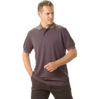 Poloshirt with Coolmax, dark blue/red in various sizes COOLMAX