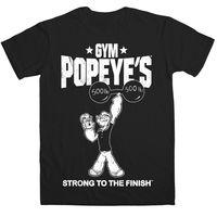 popeye t shirt strong to the finish