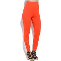 Pomme Rouge Leggings OLIVIA women\'s Tights in orange