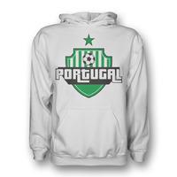 portugal country logo hoody white kids