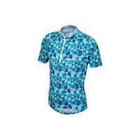 polaris kids jewel short sleeve jersey blue xl