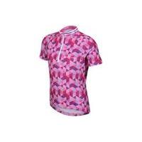 Polaris Kids Jewel Short Sleeve Jersey | Pink - M