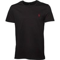 Polo Ralph Lauren Mens T-Shirt Black/Red Logo