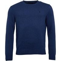 Polo Ralph Lauren Mens Crew Neck Sweater Shale Blue Heather