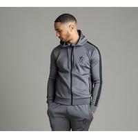 Poly Zip Hooded Top