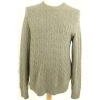 Polo By Ralph Lauren Size L High Quality Soft and Luxurious Pure Cashmere Grey Jumper