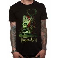 poison ivy green unisex large t shirt black