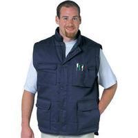 portwest polyester cotton body warmer 2 pockets navy medium