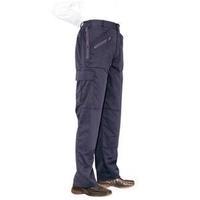 Portwest Ladies Action Trousers Kingsmill 210g Double Ply Seat Zip Pockets Navy (Size 18-20)