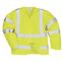 portwest high visibility jerkin jacket polyester yellow medium