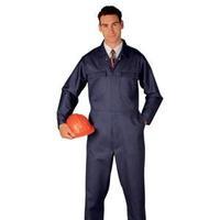 Portwest Stud Front Coverall Polyester & Cotton Multiple Pockets Navy (Extra Large)