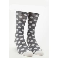 Polka Dot Crew Socks