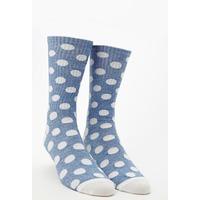 Polka Dot Crew Socks