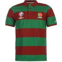 Portugal UEFA Euro 2016 Polo Shirt (Maroon-Green)