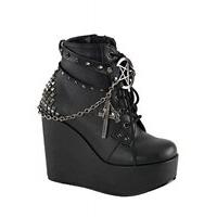 Poison 101 Wedge Boot - Size: UK 8
