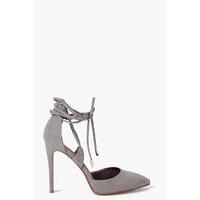 Pointed Wrap Strap Court - grey